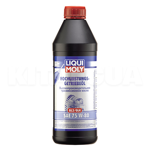 Масло трансмиссионное синтетическое Hochleistungs-Getriebeol SAE 75W-80 GL3+ 1 л. LIQUI MOLY (7584)