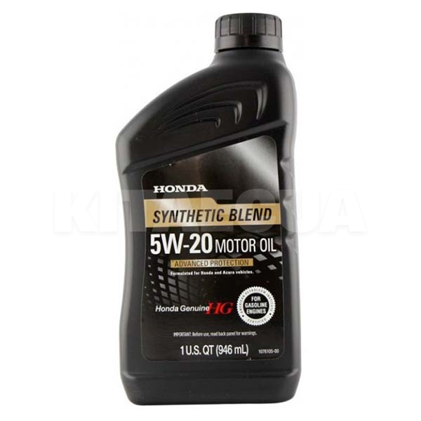 Масло моторне Напівсинтетичне 0.95л 5W-20 SYNTHETIC BLEND HONDA (08798-9132)