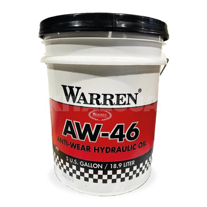 Олія гідравлічна 18.9л AW46 Warren (WARHYDECO465)
