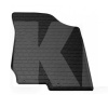 Резиновый коврик передний правый Kia Ceed (2006-н.в.) OP клипсы Stingray (1009264 ПП)