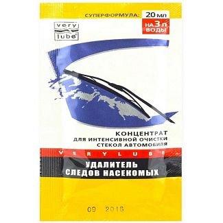 Омыватель-концентрат летний 20мл Verylube
