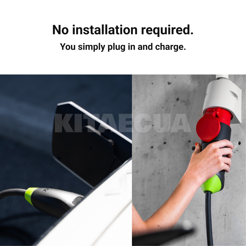 Зарядка для электромобиля Type 2 11 кВт 16А 3-фазы GC Habu EV Green Cell (EVGC01) - 10