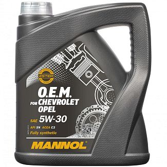 Масло моторное синтетическое 4л 5W-30 Energy Formula OP Mannol