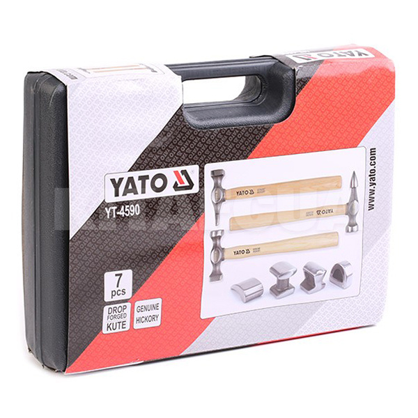 Набор молотков рихтовочных 7 предметов YATO (YT-4590) - 2