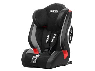 Автокрісло дитяче Isofix 9-36 кг чорно-сіра SPARCO