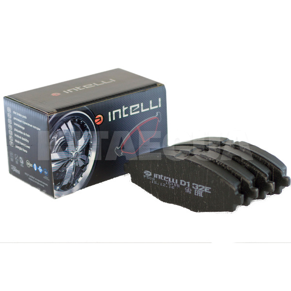 Колодки тормозные передние INTELLI на DAEWOO Lanos (D132E)