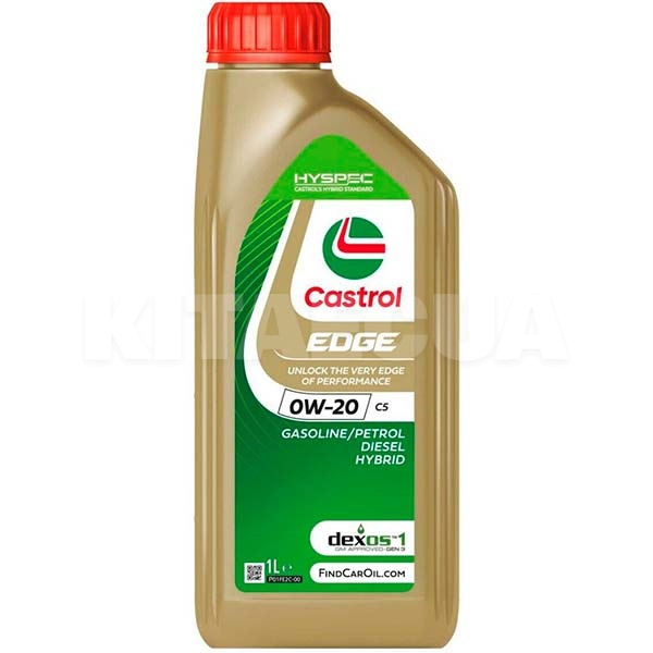 Масло моторное синтетическое 1л 0W-20 EDGE C5 CASTROL (CAS-EDGE-0W-20-1)