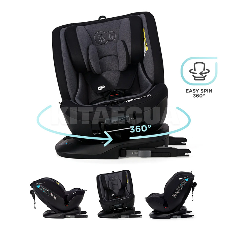 Автокресло детское Xpedition Black 9-36 кг Kinderkraft (KCXPED00BLK0000) - 11
