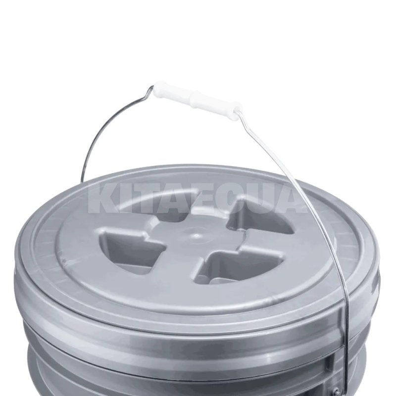 Ведро с крышкой для мойки авто Detailing Bucket with Gamma Lid 20л серое MaxShine (MSB003) - 2