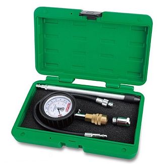 Компрессометр бензиновый со сменными наконечниками TOPTUL