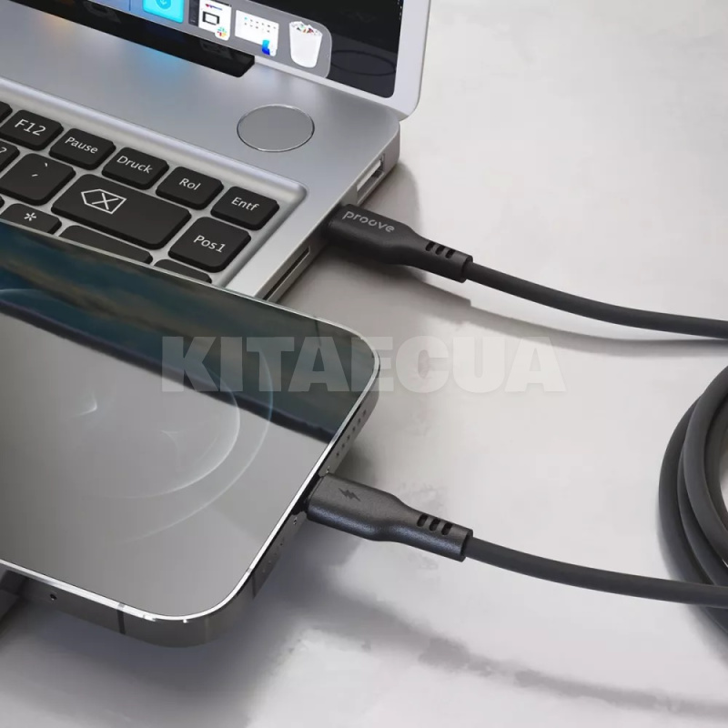 Кабель Type-C Lightning 27W 1м Rebirth черный PROOVE (557690001) - 3