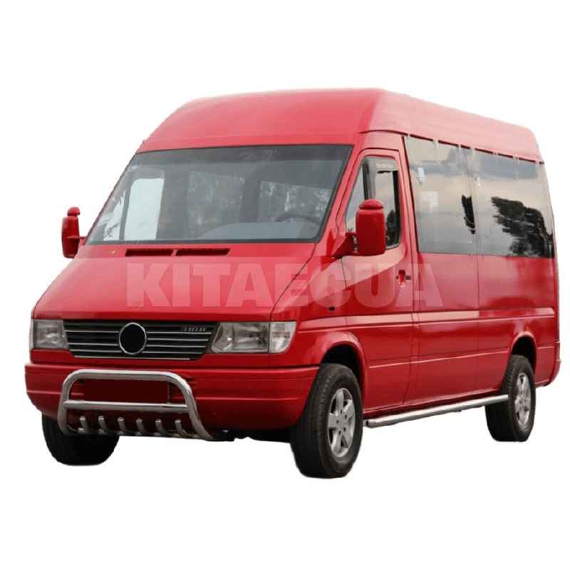 Кенгурятник WT008 Mercedes Sprinter W904 1995-2006 нержавеющая сталь CAN (dug86086) - 2