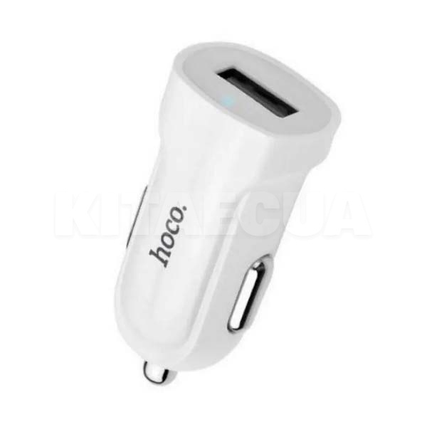 Автомобильное зарядное устройство Z2 single-port car charger White HOCO (6957531039020) - 3