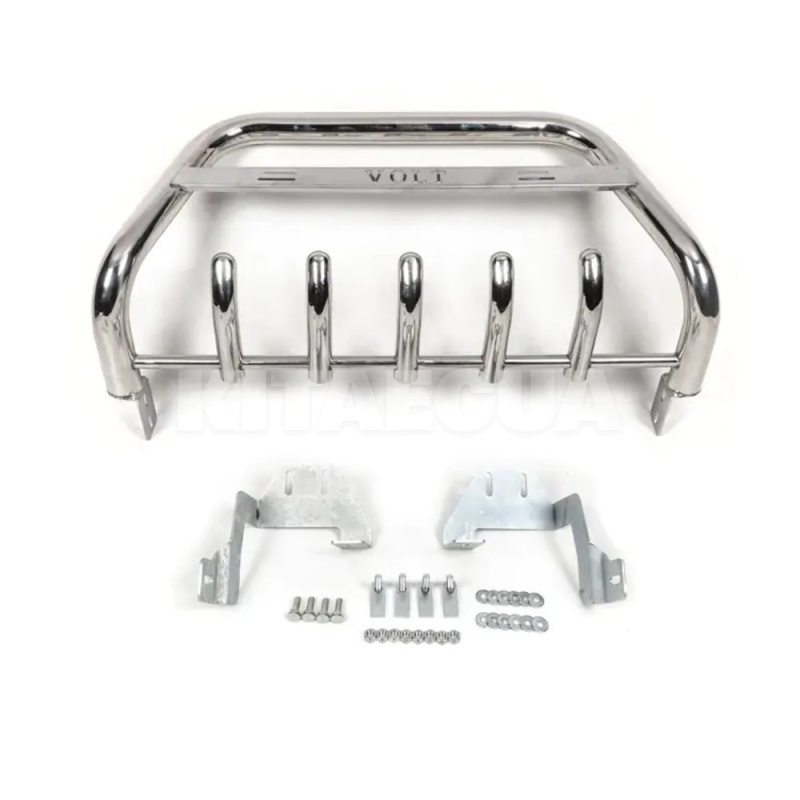 Кенгурятник WT003 Volkswagen LT 1995-2006 нержавеющая сталь с надписью CAN (dug658393) - 4