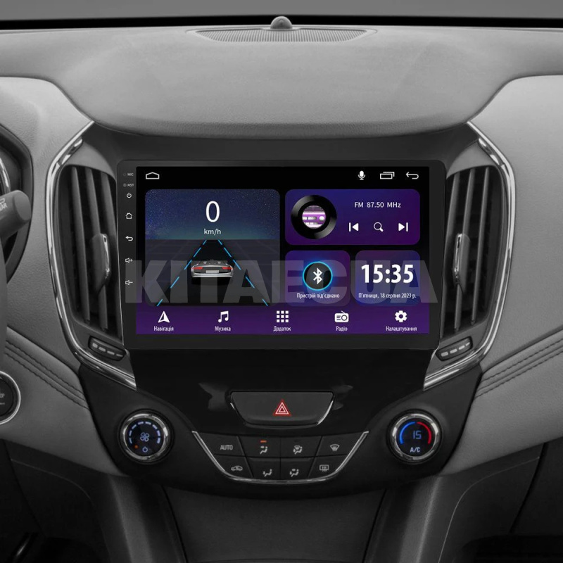 Штатна магнітола E9232 2+32 Gb 9" Chevrolet Cruze 2 2015-2020 SIGMA4car (41760) - 3