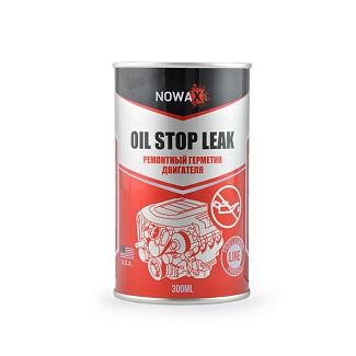 Герметик автомобильный для масляной системы двигателя 300мл Oil Stop Leak (Уценка) NOWAX