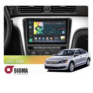 Штатна магнітола X9464 4+64 ГБ 9" Volkswagen Passat 7 B7 NMS 2015-2018 (F1) SIGMA4car