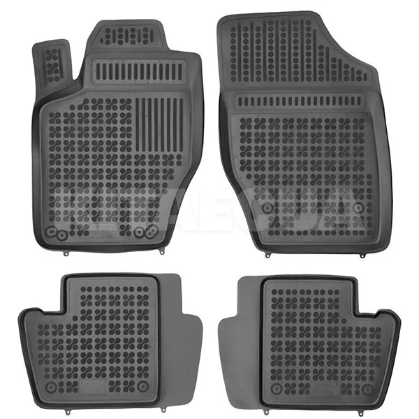 Гумові килимки в салон Peugeot 307 (2001-2008) (4шт) 201218 REZAW-PLAST (30575)