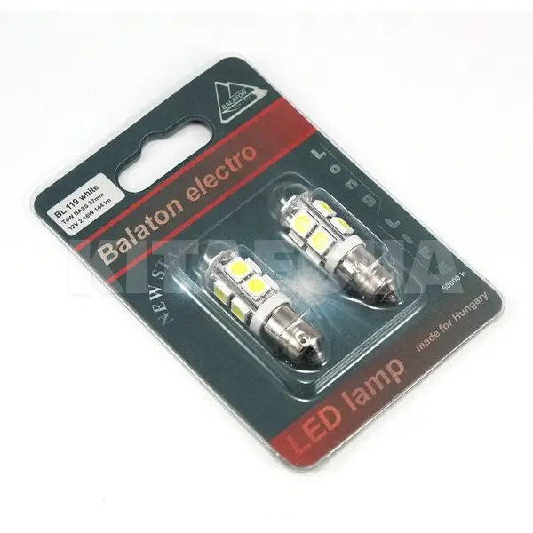 LED лампа для авто BL-119 BA9S 2.16W (комплект) BALATON (131229) - 2