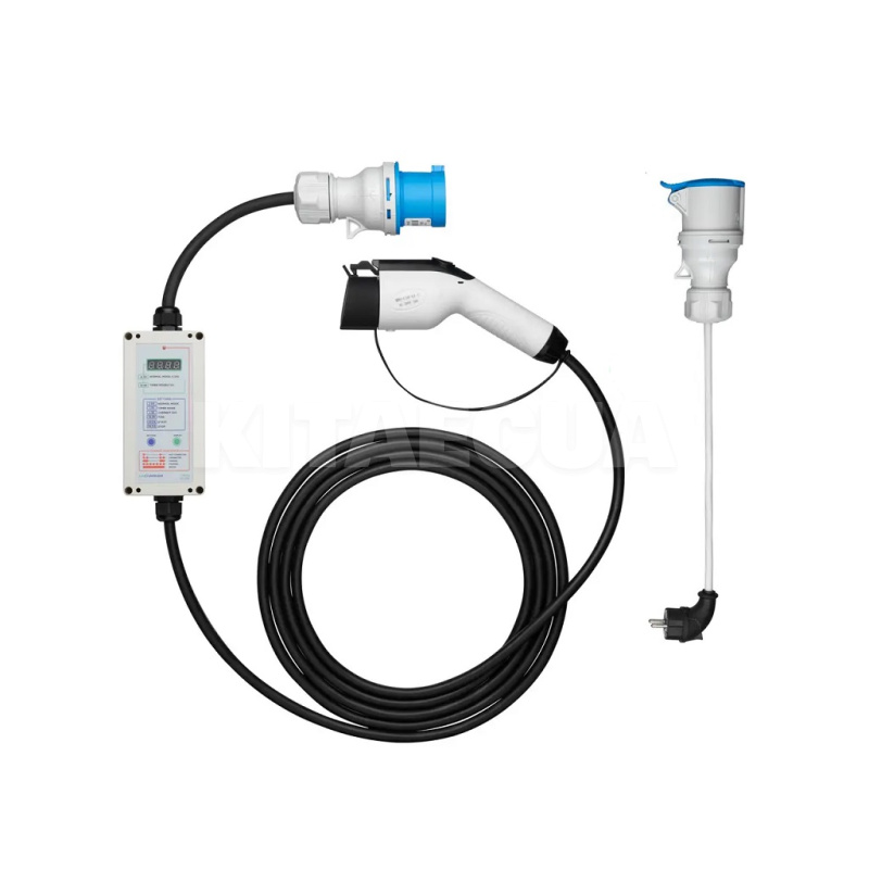 Зарядка для електромобіля Type 1 7.4 кВт 32А 1-фаза PRO+ UACHARGER (CHC-PR120711HL-21-9)