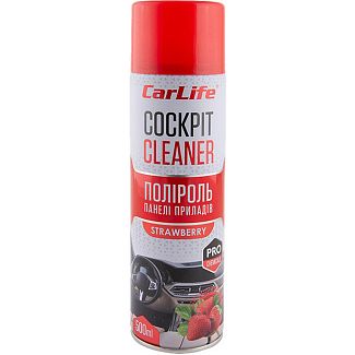 Поліроль для пластику "полуниця" 500мл cockpit Cleaner CARLIFE