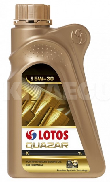Масло моторное синтетическое 1л 5W-40 QUAZAR K LOTOS (WF-K102R20-0H0)