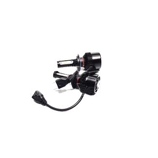 LED лампа для авто H7 12V/24V 27W трёхцветная FL04 (комплект) 