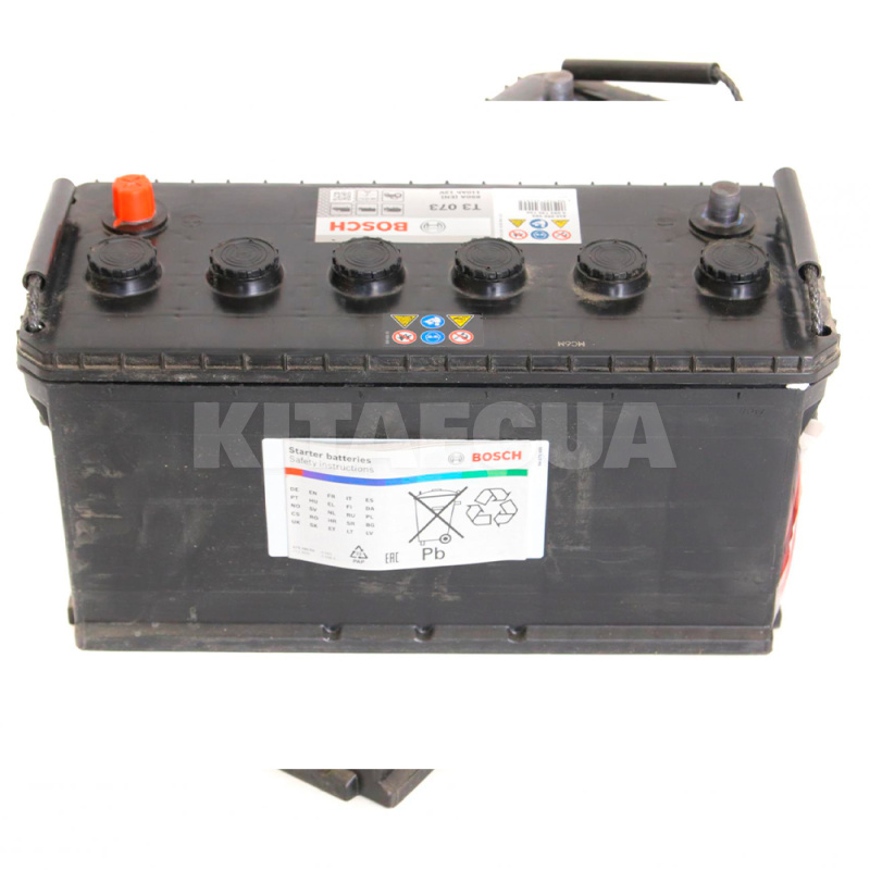Аккумулятор автомобильный T3 073 110Ач 850А "+" справа BOSCH (0 092 T30 730) - 3