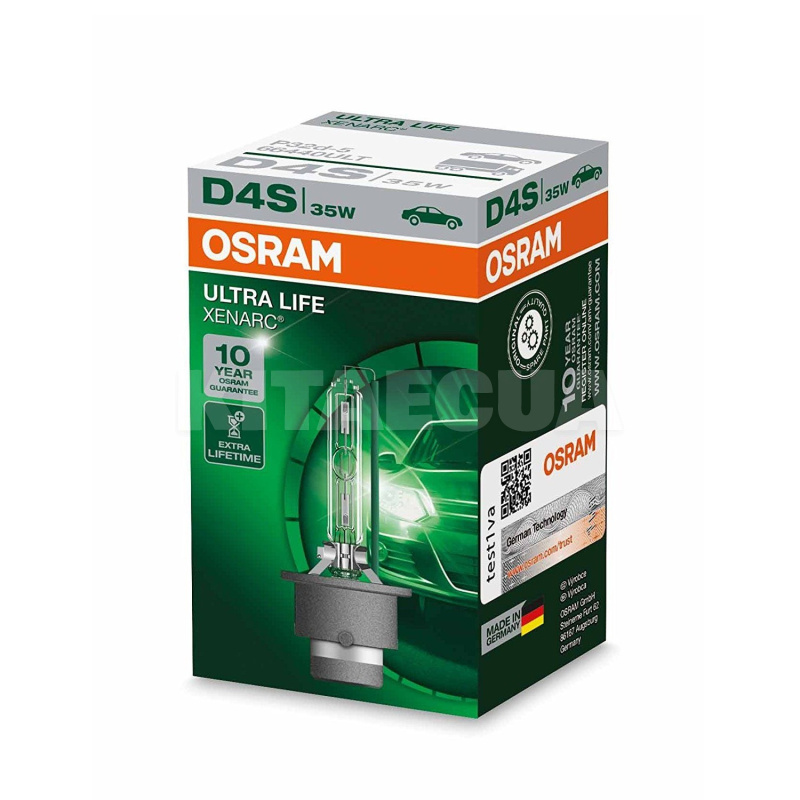 Ксеноновая лампа D4S 35W 42V (P32d-5) UltraLife Osram (66440 ULT)