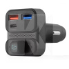 автомобільний зарядний пристрій 36W 2USB+Type-C FM Launcher Luxor SE PROOVE (593020010)