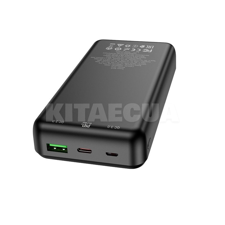 Повербанк Tacker Q3 20000mAh 20W чорний HOCO (6931474761033) - 2