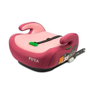 Автокресло-бустер детское Puma ISOFIX I-SIZE 15-36 кг розовое Caretero