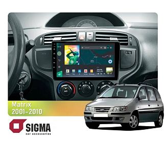 Штатная магнитола X9464 4+64 ГБ 9" Hyundai Matrix 2001-2010 SIGMA4car