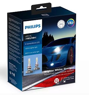 LED лампа для авто HB3 HB4 P20d P22d 25W 6000K PHILIPS