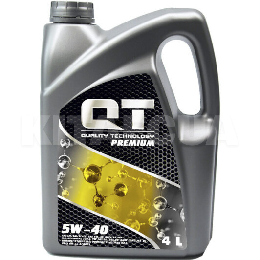 Масло моторное синтетическое 4л 5W-40 Premium QT (QT1405404)