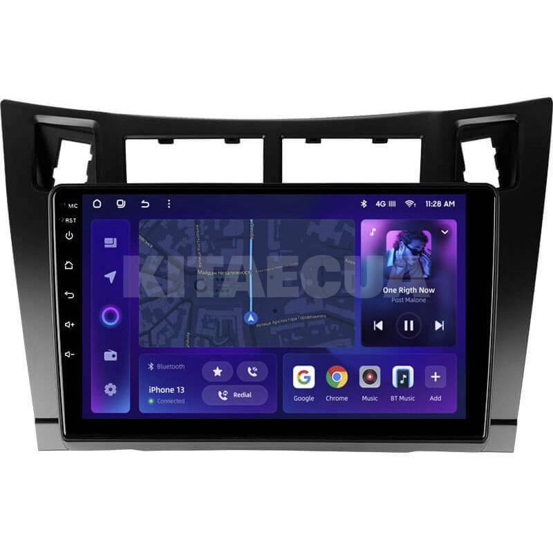 Штатна магнітола MOSS M2 4+32 Gb 9" Toyota Yaris XP90 2005-2012 (F1) AMS (49549)