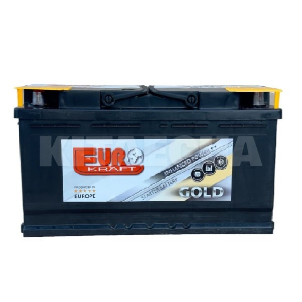 Аккумулятор автомобильный 100ч 950А "+" справа EUROKRAFT (600 83 04) - 3