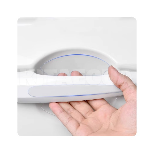 Наклейка на ручку двері автомобіля захисна прозора (8шт.) (Handle-Sticker-transparent-8Pcs) - 2