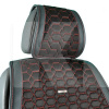 Накидки на сиденья черно-красные с подголовником Monte Carlo BELTEX (BX81110)