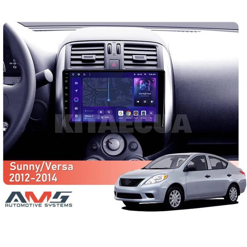 Штатна магнітола MOSS M3 4+32 ГБ 9" Nissan Sunny Versa C17 2012-2014 AMS (50590) - 3