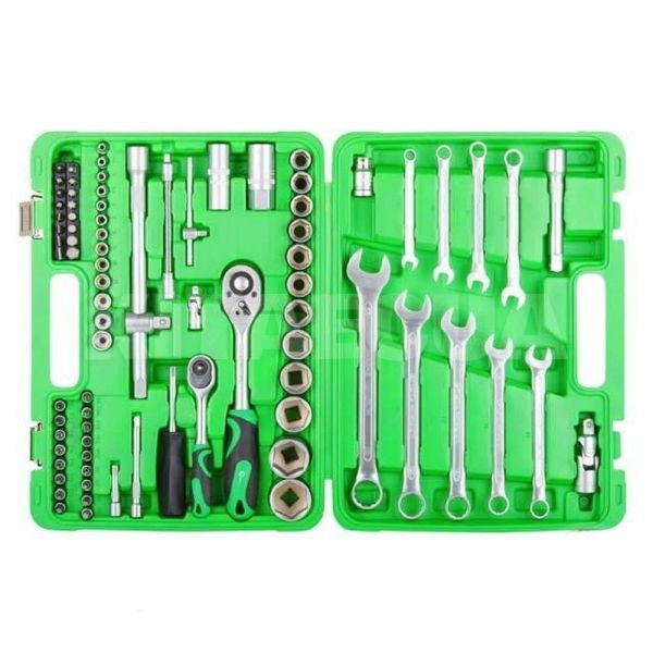 Набор инструментов 1/2" & 1/4" 82 предмета Intertool (ET-6082SP) - 4