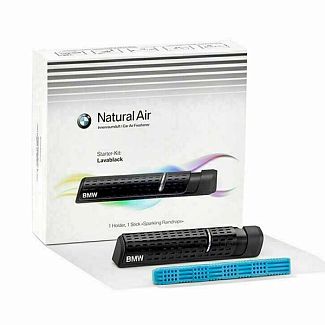 Ароматизатор на дефлектор "свежесть" Starter-Kit Lavablack BMW