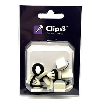 Клипса молдинга на Hyundai / Kia / Jeep / Chrysler / Dodge / Mitsubishi / Toyota (компл 10 шт) Clipss