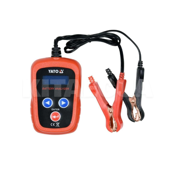 Тестер аккумуляторных батарей с LED-дисплеем 200-1200 А YATO (YT-83113) - Kitaec.ua Тестер аккумуляторных батарей с LED-дисплеем 200-1200 А YATO (YT-83113)
