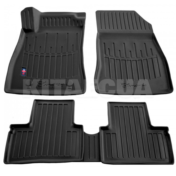 3D коврики в салон NISSAN Juke (2010-2019) RN2 клипсы Stingray (5014065)