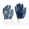 Перчатки рабочие нитриловые синие 10" СИЛА (481205)