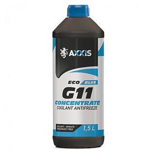 Антифриз-концентрат блакитний 1.5 кг G11 -80°C AXXIS