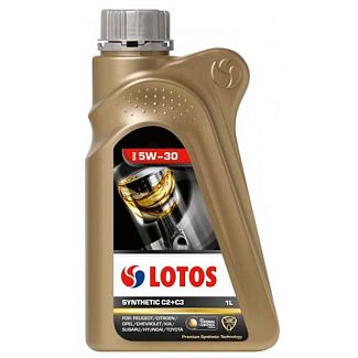 Масло моторное синтетическое 1л 5W-30 SYNTHETIC C2/C3 LOTOS