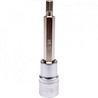 Головка торцевая с насадкой SPLINE 8 мм 1/2" 100 мм YATO
