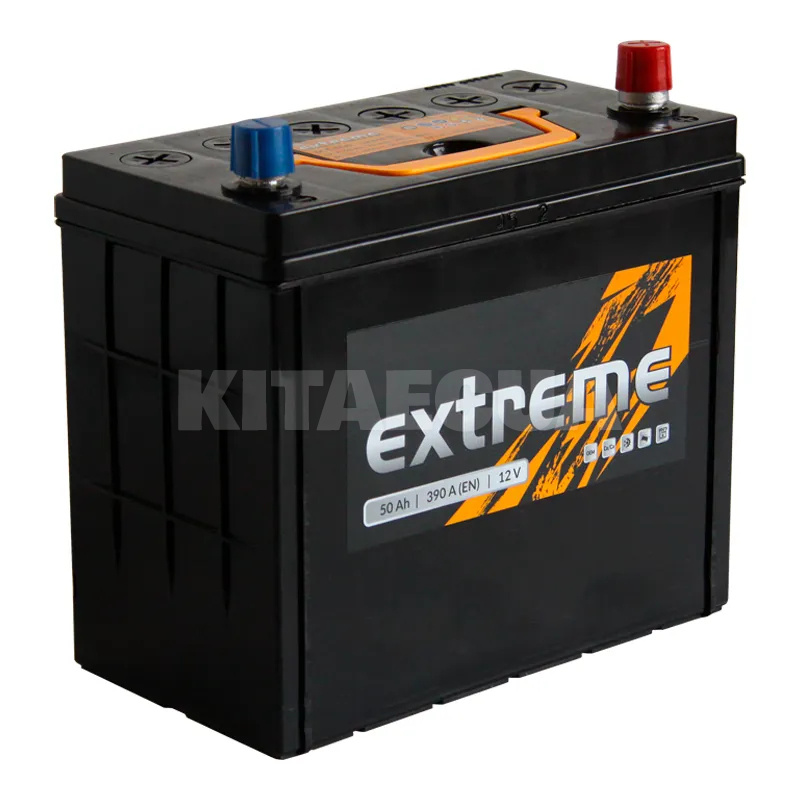 Аккумулятор автомобильный 50Ач 390А "+" справа EXTREME (EXT 6CT-50(0)JISASIA)